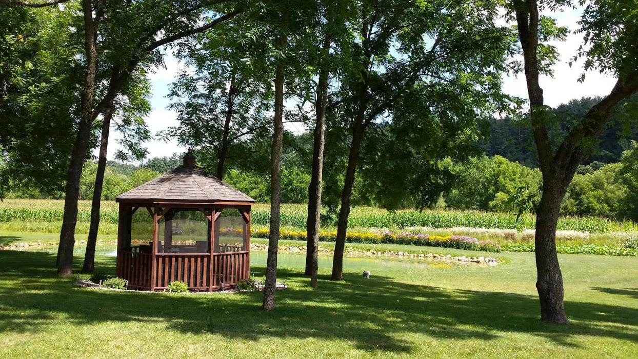 Amish Country Gazebos 12 Foot Wood Gazebo-In-A-Box