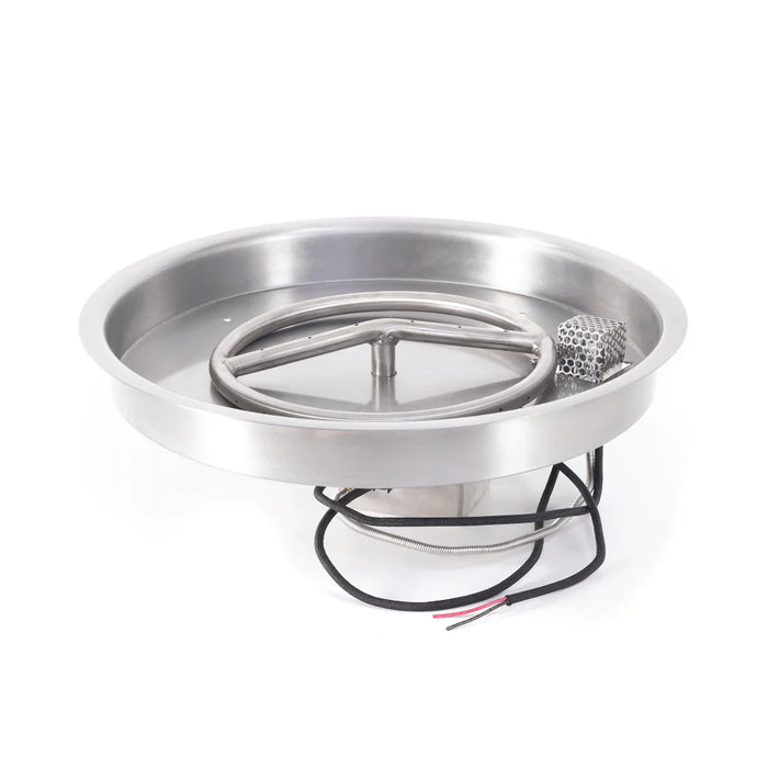 The Outdoor Plus 31" Round Drop-in & 24" Round Stainless Steel Burner