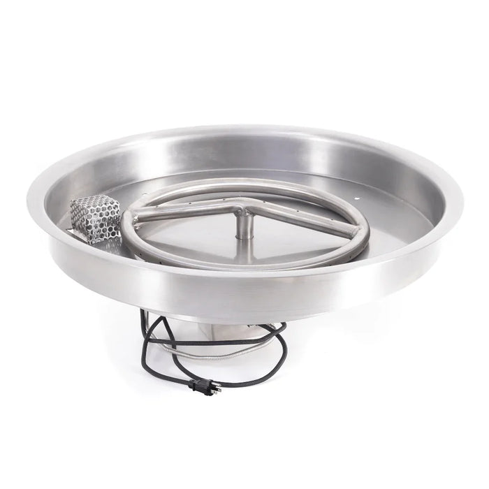 The Outdoor Plus 31" Round Drop-in & 24" Round Stainless Steel Burner