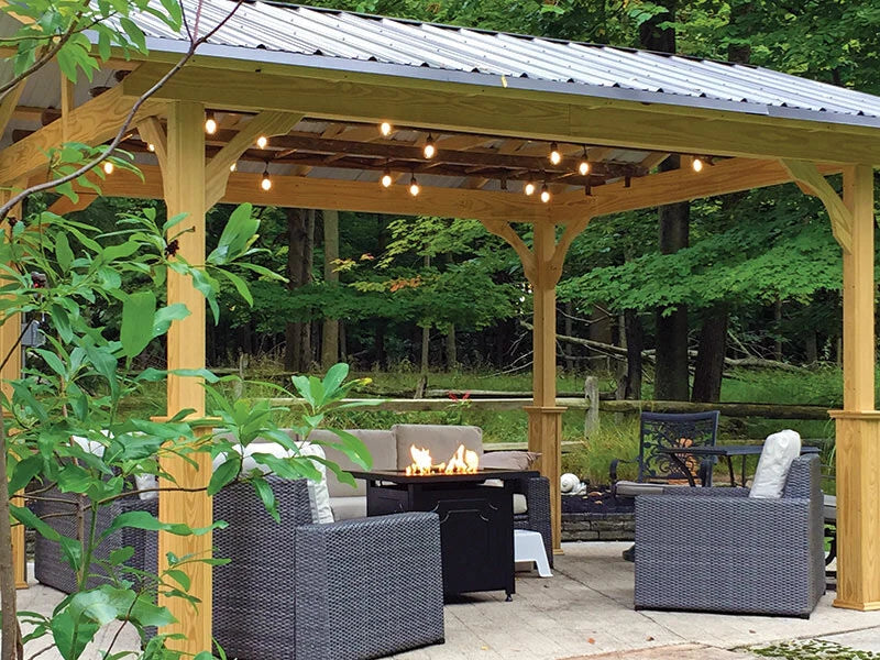 Amish Country Gazebos Pavilion-In-A-Box - 12 x 15