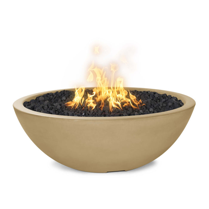 The Outdoor Plus Round Sedona Fire Pit GFRC Concrete - Brown