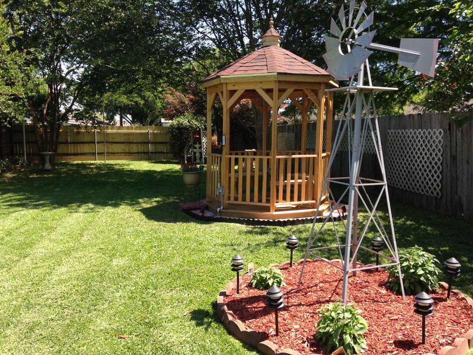 Amish Country Gazebos 12 Foot Wood Gazebo-In-A-Box with Floor