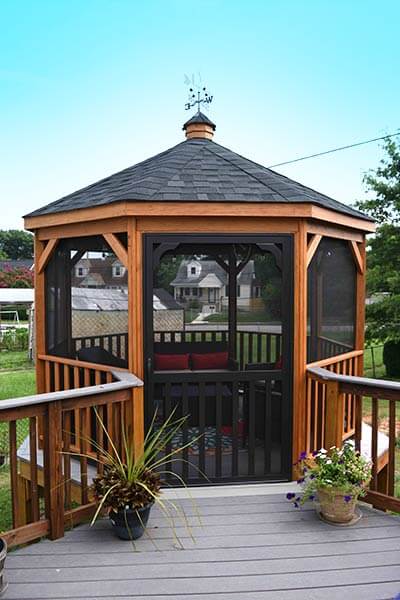 Amish Country Gazebos 12 Foot Wood Gazebo-In-A-Box with Floor