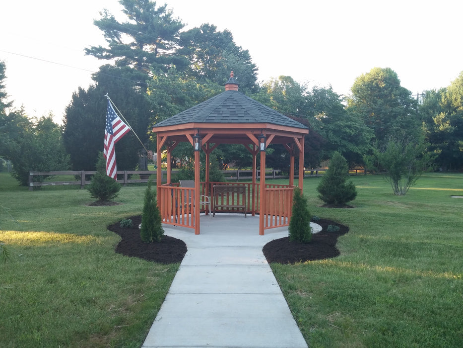 Amish Country Gazebos 12 Foot Wood Gazebo-In-A-Box