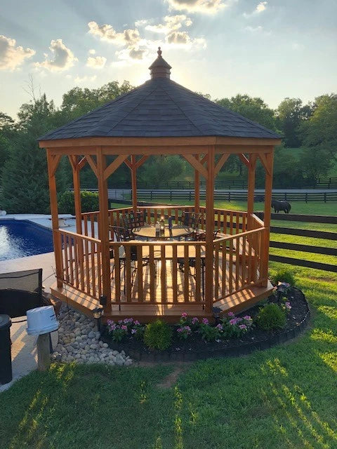 Amish Country Gazebos 12 Foot Wood Gazebo-In-A-Box